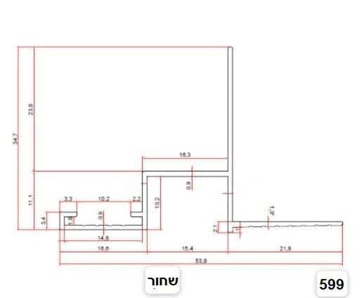 ‏‏פרופיל 599 שחור